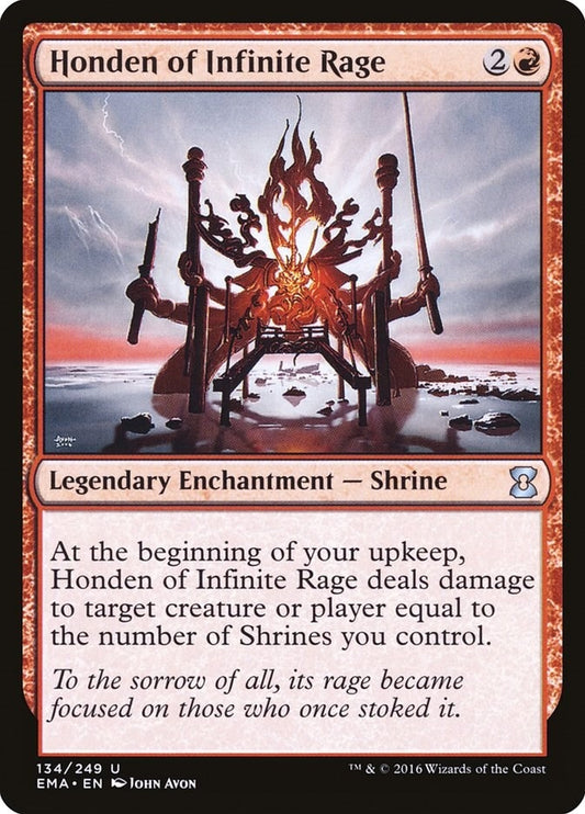 Image for Honden of Infinite Rage (134) (Eternal Masters) - Magic: The Gathering