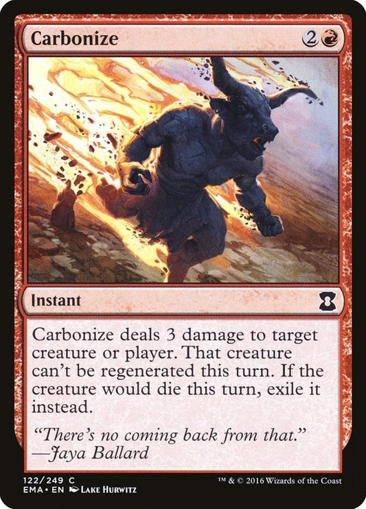 Image for Carbonize (122) (Eternal Masters) - Magic: The Gathering