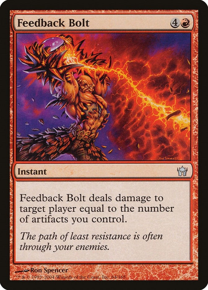 Image for Feedback Bolt (64) (Fifth Dawn) - Magic: The Gathering