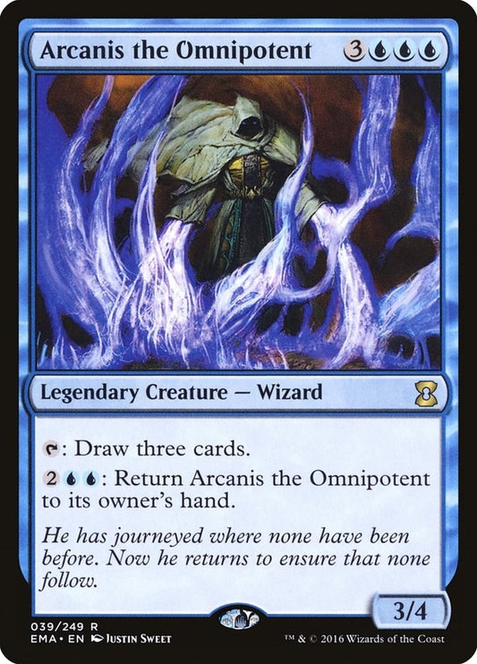 Image for Arcanis the Omnipotent (39) (Eternal Masters) - Magic: The Gathering
