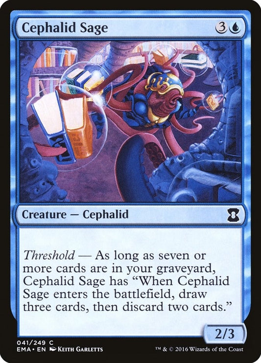Image for Cephalid Sage (41) (Eternal Masters) - Magic: The Gathering