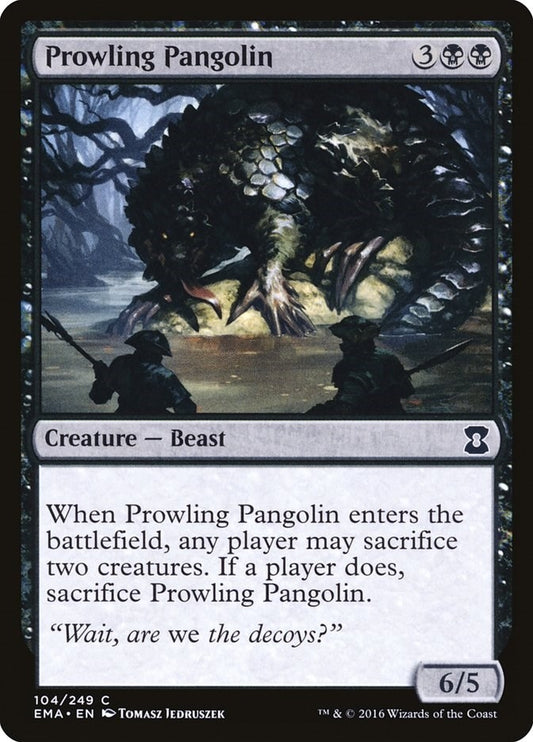Image for Prowling Pangolin (104) (Eternal Masters) - Magic: The Gathering