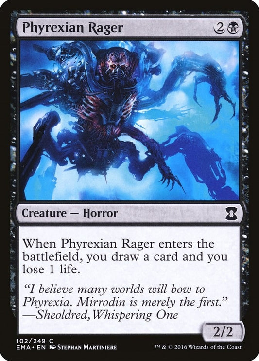 Image for Phyrexian Rager (102) (Eternal Masters) - Magic: The Gathering