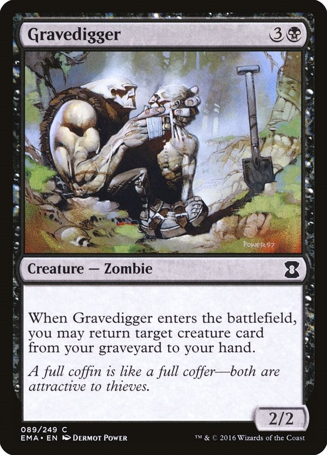 Image for Gravedigger (89) (Eternal Masters) - Magic: The Gathering