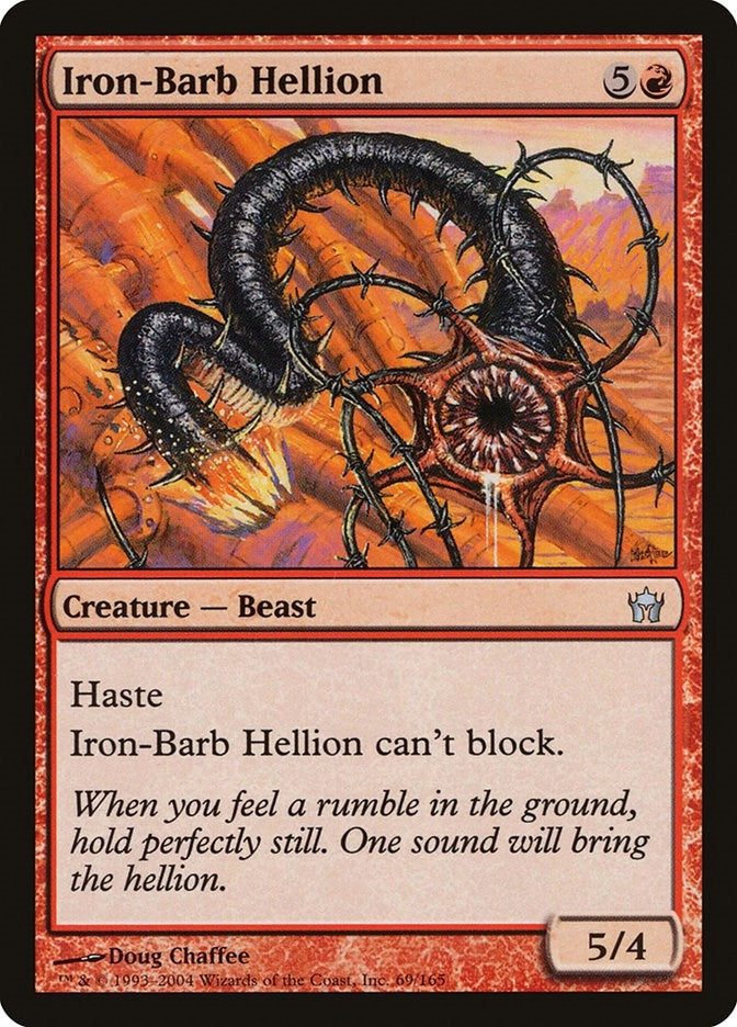 Image for Iron-Barb Hellion (69) (Fifth Dawn) - Magic: The Gathering