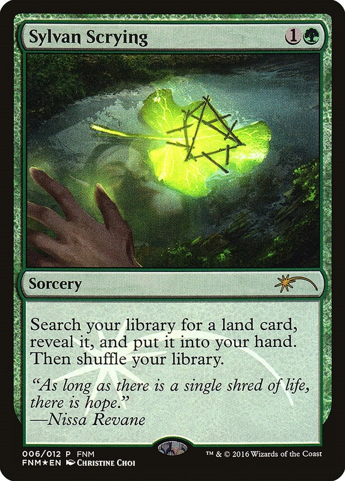 Image for Sylvan Scrying (6) (FNM Promos) - Magic: The Gathering