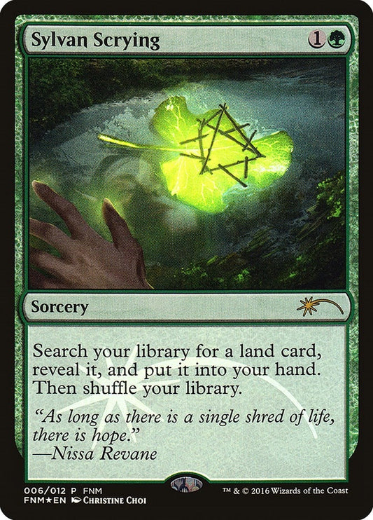 Image for Sylvan Scrying (6) (FNM Promos) - Magic: The Gathering