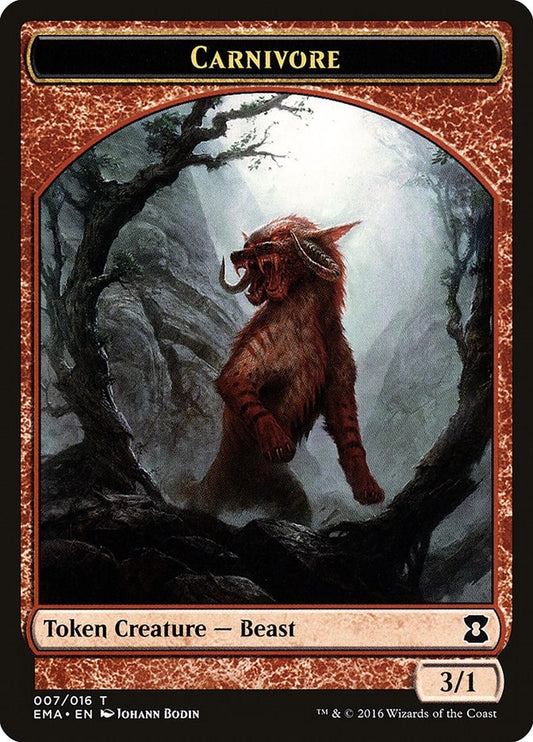 Image for Carnivore Token (7) (Eternal Masters) - Magic: The Gathering
