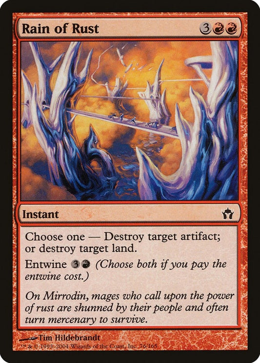 Image for Rain of Rust (76) (Fifth Dawn) - Magic: The Gathering