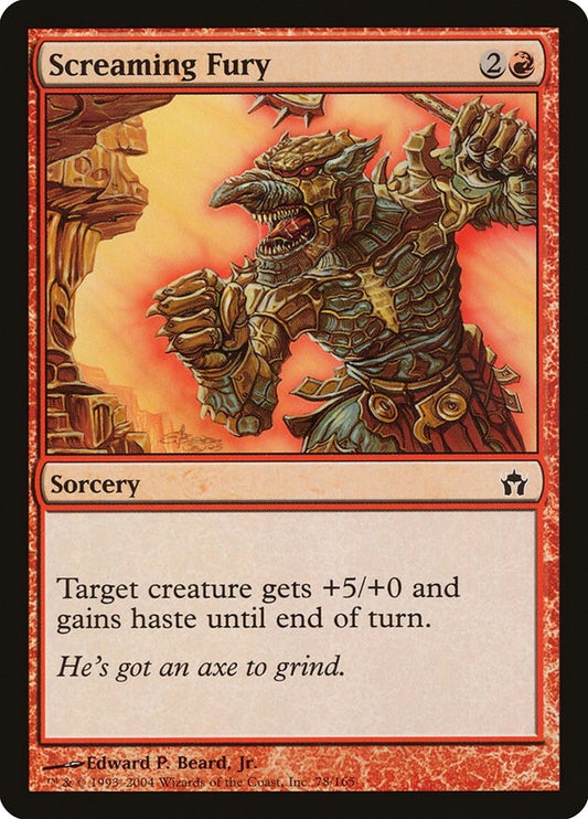 Image for Screaming Fury (78) (Fifth Dawn) - Magic: The Gathering