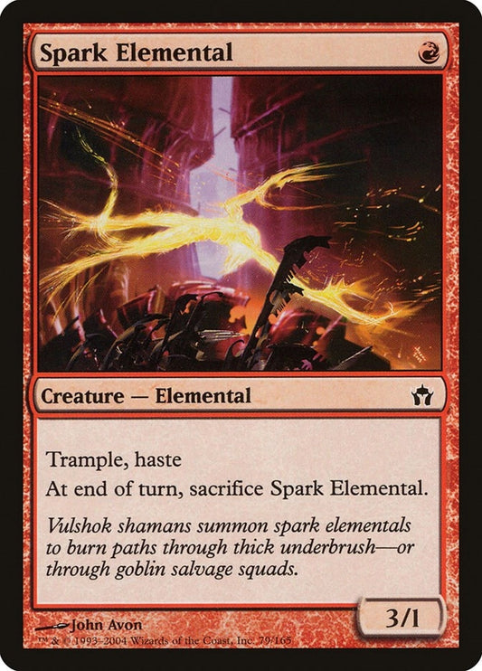 Image for Spark Elemental (79) (Fifth Dawn) - Magic: The Gathering