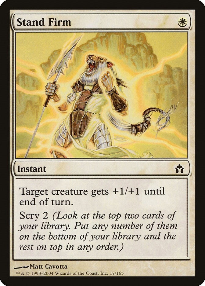 Image for Stand Firm (17) (Fifth Dawn) - Magic: The Gathering