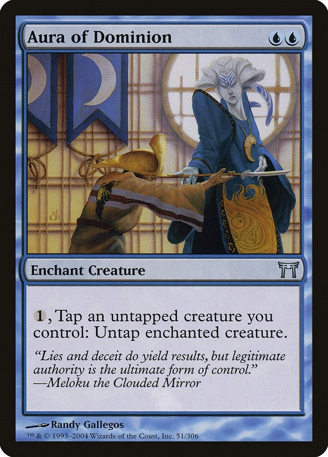 Image for Aura of Dominion (51) (Champions of Kamigawa) - Magic: The Gathering