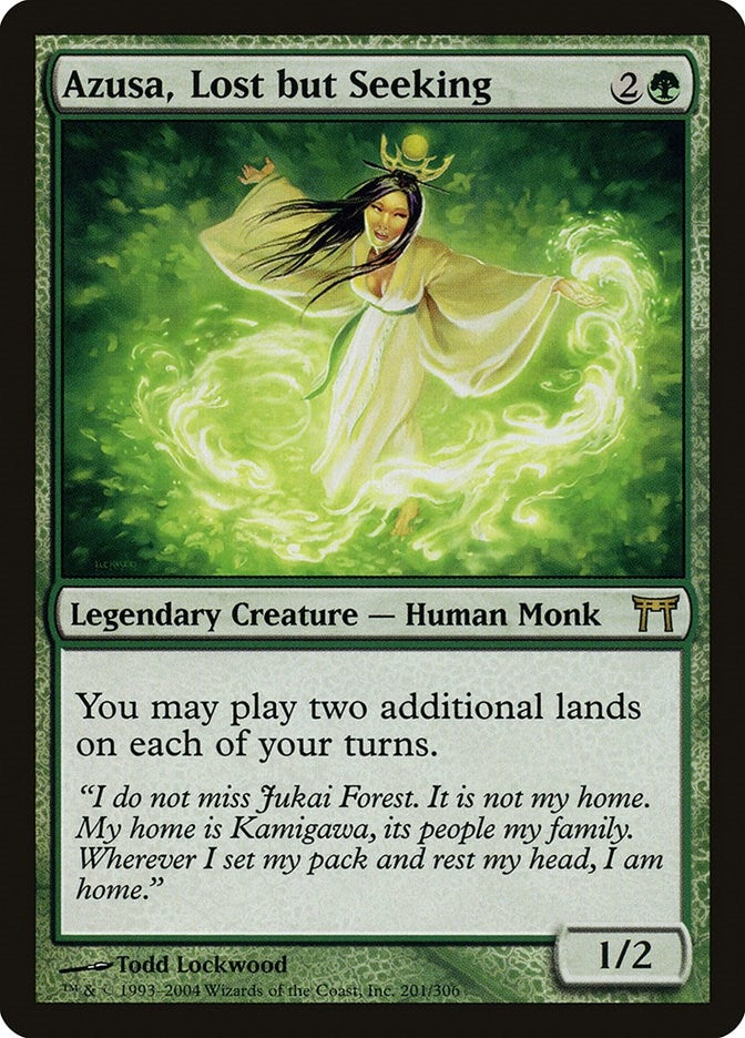 Image for Azusa, Lost but Seeking (201) (Champions of Kamigawa) - Magic: The Gathering