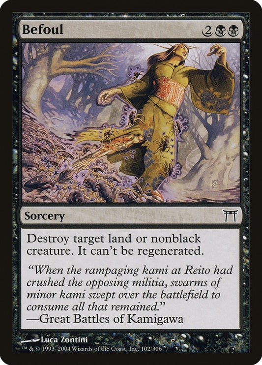 Image for Befoul (102) (Champions of Kamigawa) - Magic: The Gathering