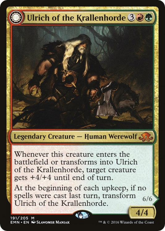 Image for Ulrich of the Krallenhorde (191) (Eldritch Moon) - Magic: The Gathering