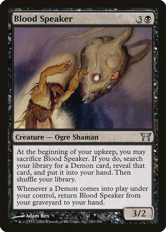 Image for Blood Speaker (103) (Champions of Kamigawa) - Magic: The Gathering
