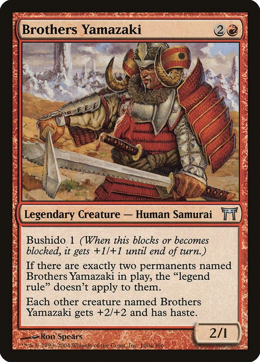 Image for Brothers Yamazaki (160a Sword) (160a) (Champions of Kamigawa) - Magic: The Gathering