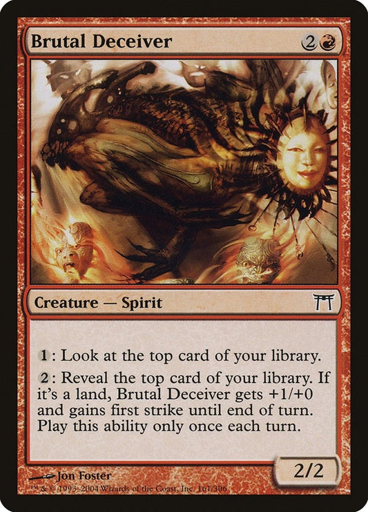 Image for Brutal Deceiver (161) (Champions of Kamigawa) - Magic: The Gathering