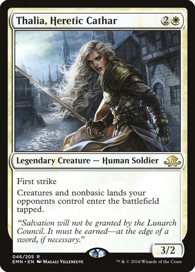 Image for Thalia, Heretic Cathar (46) (Eldritch Moon) - Magic: The Gathering