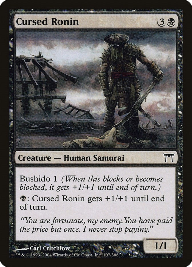 Image for Cursed Ronin (107) (Champions of Kamigawa) - Magic: The Gathering