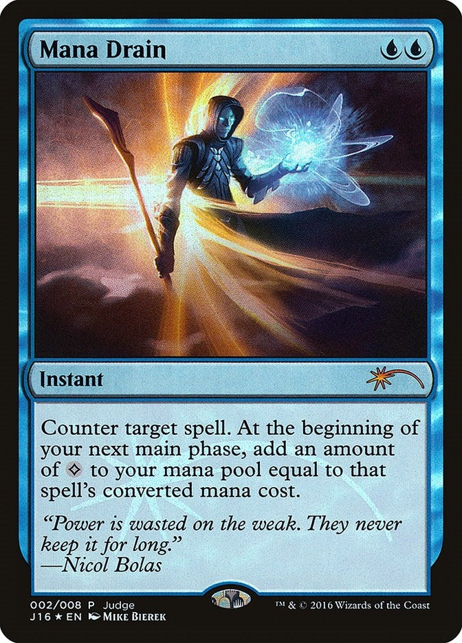 Image for Mana Drain (2) (Judge Promos) - Magic: The Gathering