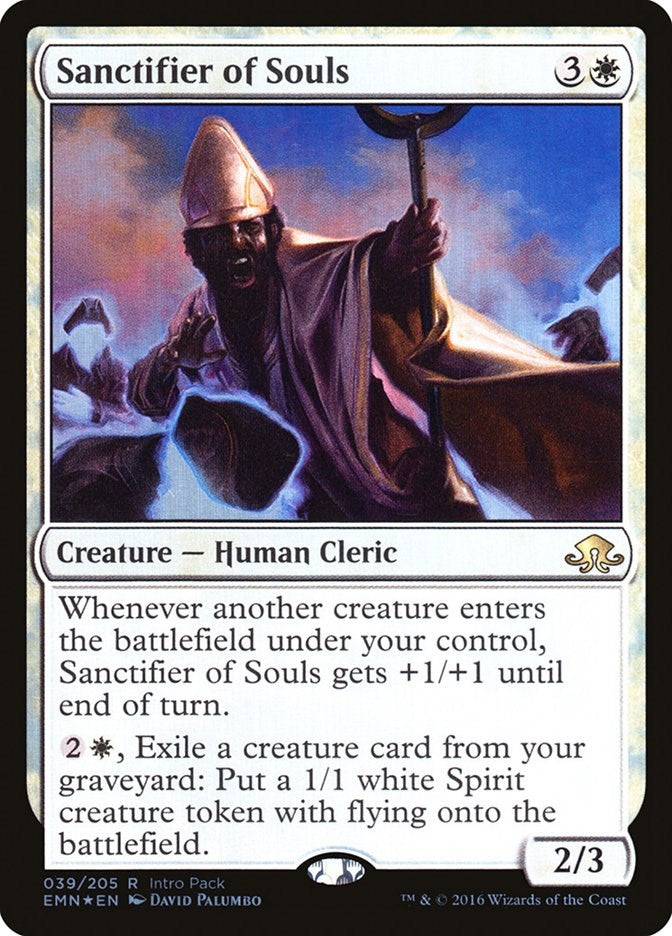 Image for Sanctifier of Souls (39) (Unique and Miscellaneous Promos) - Magic: The Gathering