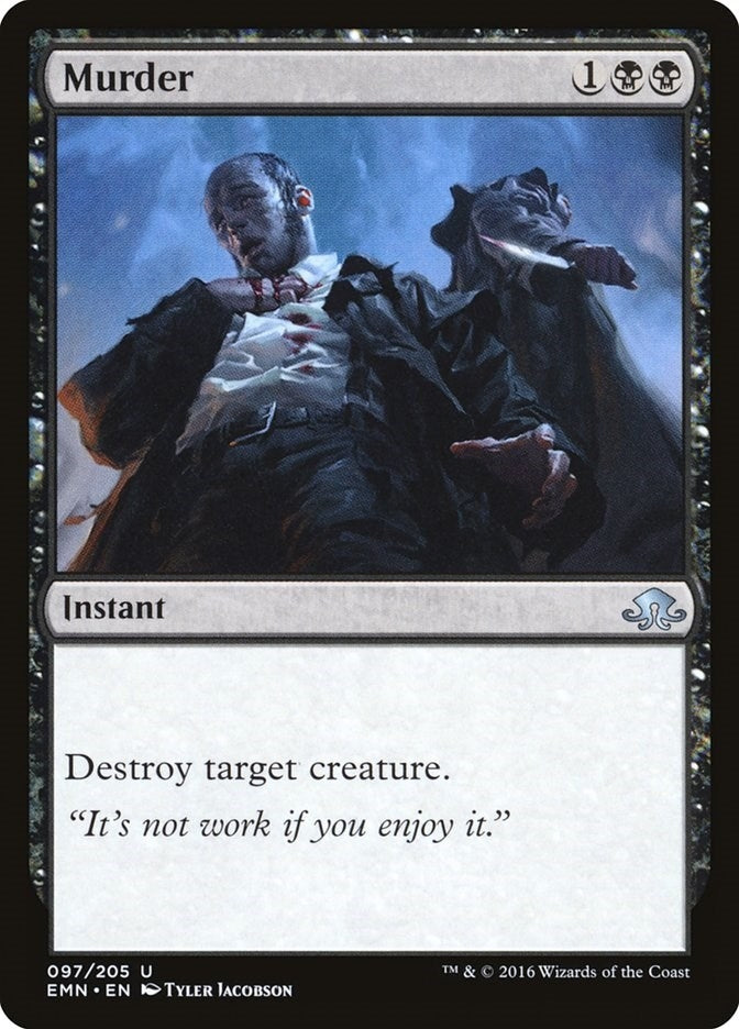 Image for Murder (97) (Eldritch Moon) - Magic: The Gathering