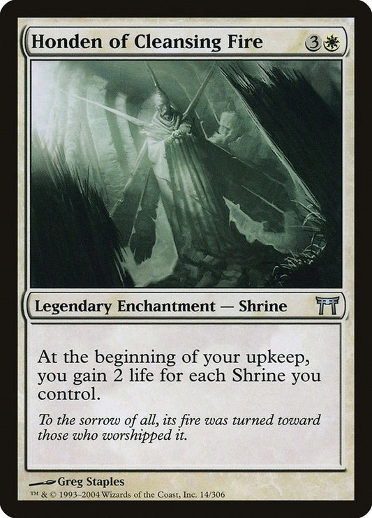 Image for Honden of Cleansing Fire (14) (Champions of Kamigawa) - Magic: The Gathering