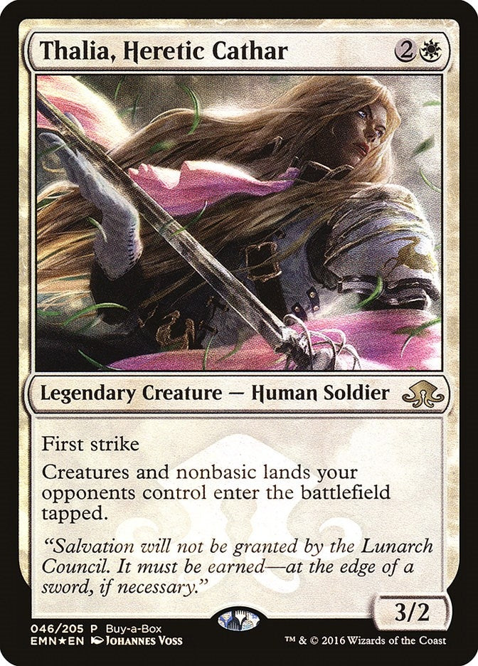 Image for Thalia, Heretic Cathar (46) (Buy-A-Box Promos) - Magic: The Gathering