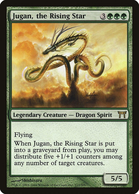 Image for Jugan, the Rising Star (217) (Champions of Kamigawa) - Magic: The Gathering