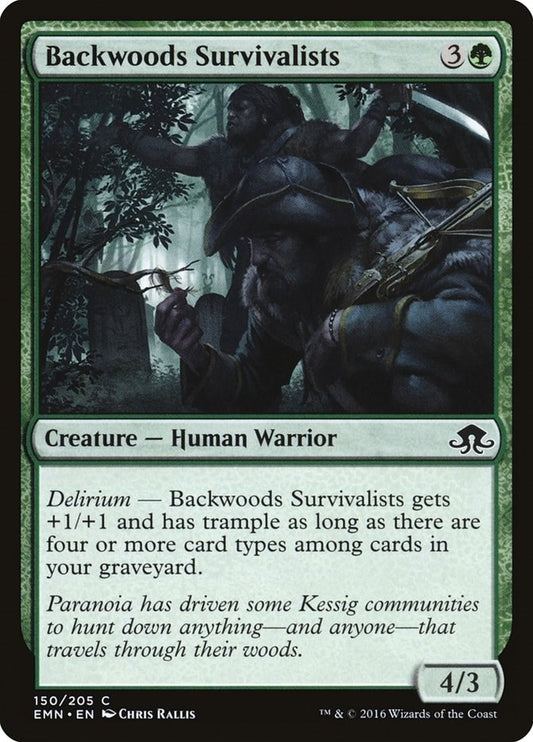 Image for Backwoods Survivalists (150) (Eldritch Moon) - Magic: The Gathering