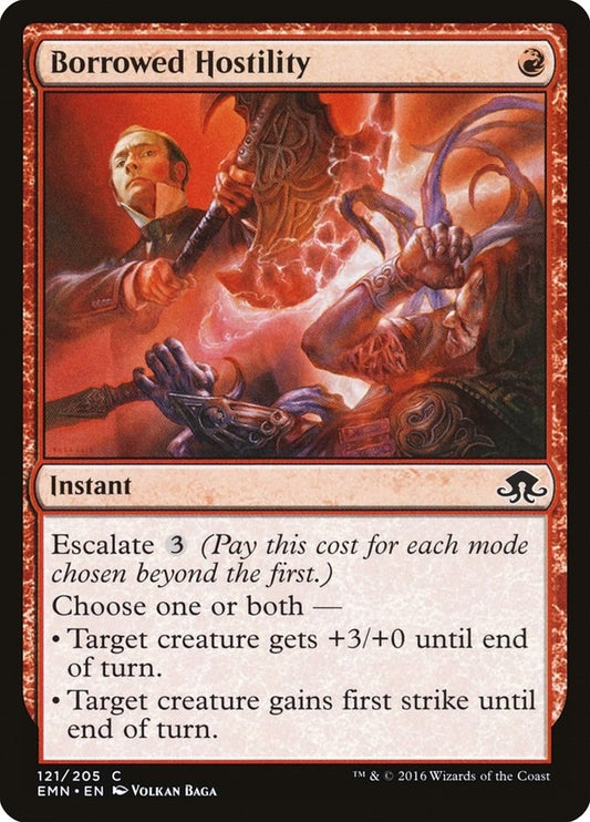 Image for Borrowed Hostility (121) (Eldritch Moon) - Magic: The Gathering