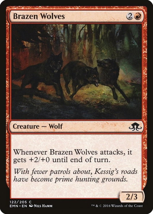Image for Brazen Wolves (122) (Eldritch Moon) - Magic: The Gathering