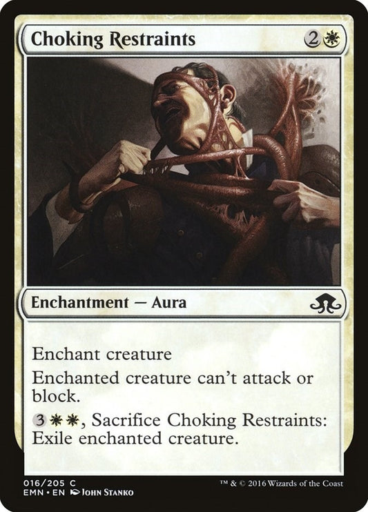 Image for Choking Restraints (16) (Eldritch Moon) - Magic: The Gathering