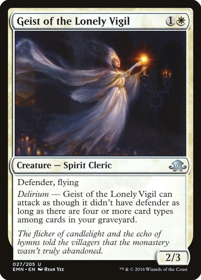 Image for Geist of the Lonely Vigil (27) (Eldritch Moon) - Magic: The Gathering