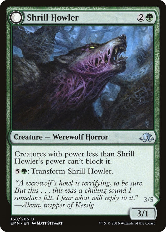 Image for Shrill Howler (168) (Eldritch Moon) - Magic: The Gathering