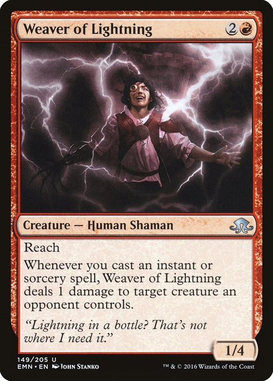Image for Weaver of Lightning (149) (Eldritch Moon) - Magic: The Gathering
