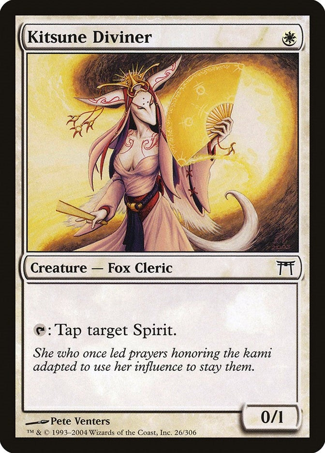 Image for Kitsune Diviner (26) (Champions of Kamigawa) - Magic: The Gathering