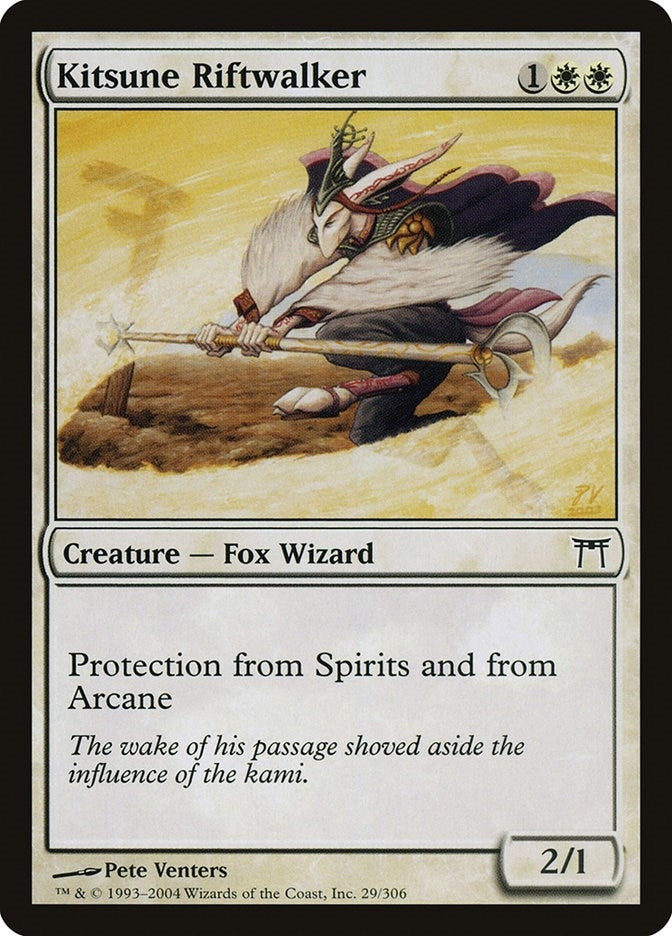 Image for Kitsune Riftwalker (29) (Champions of Kamigawa) - Magic: The Gathering