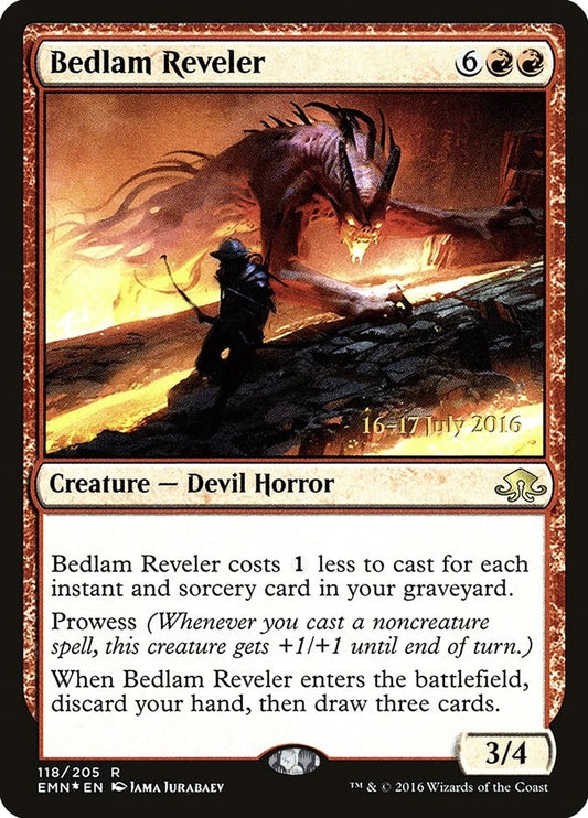 Image for Bedlam Reveler (118) (Prerelease Cards) - Magic: The Gathering