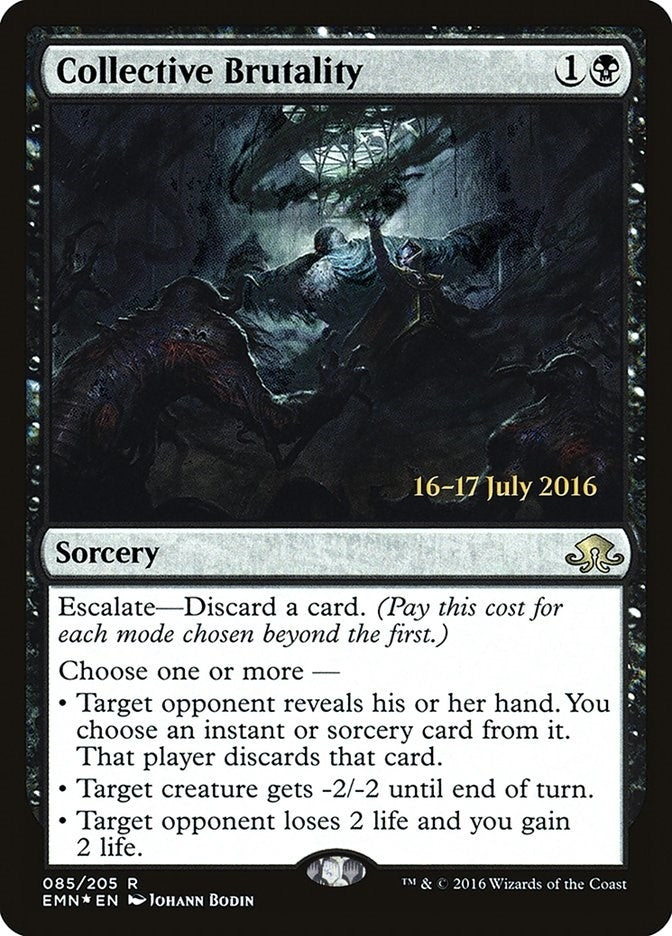 Image for Collective Brutality (85) (Prerelease Cards) - Magic: The Gathering