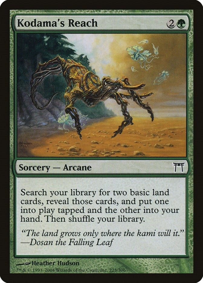 Image for Kodama's Reach (225) (Champions of Kamigawa) - Magic: The Gathering