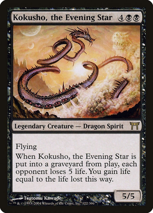 Image for Kokusho, the Evening Star (122) (Champions of Kamigawa) - Magic: The Gathering