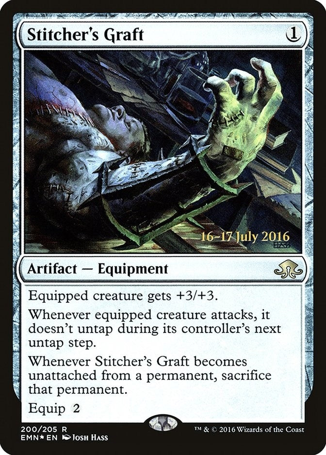 Image for Stitcher's Graft (200) (Prerelease Cards) - Magic: The Gathering