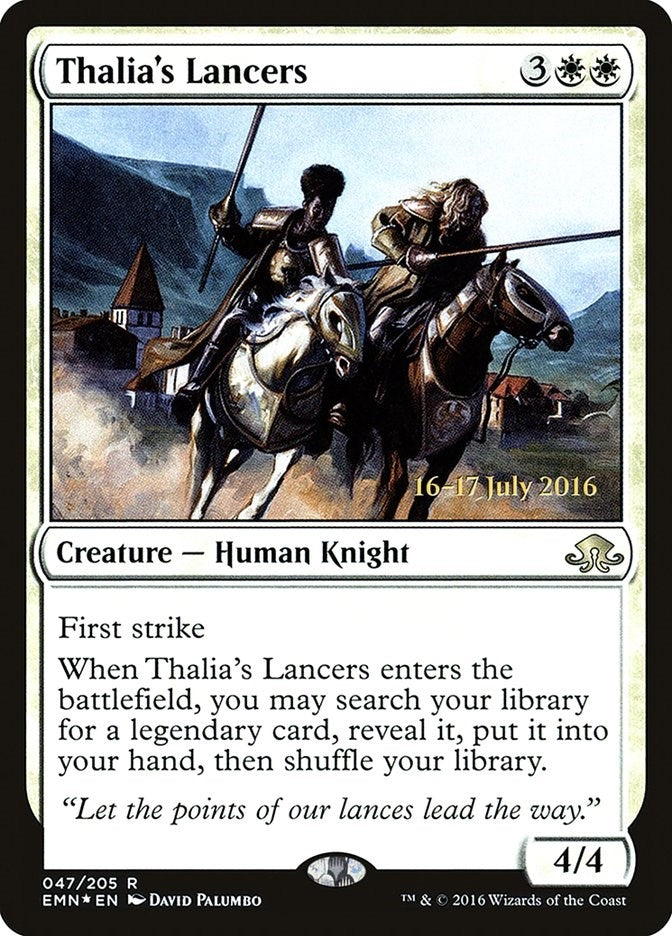 Image for Thalia's Lancers (47) (Prerelease Cards) - Magic: The Gathering