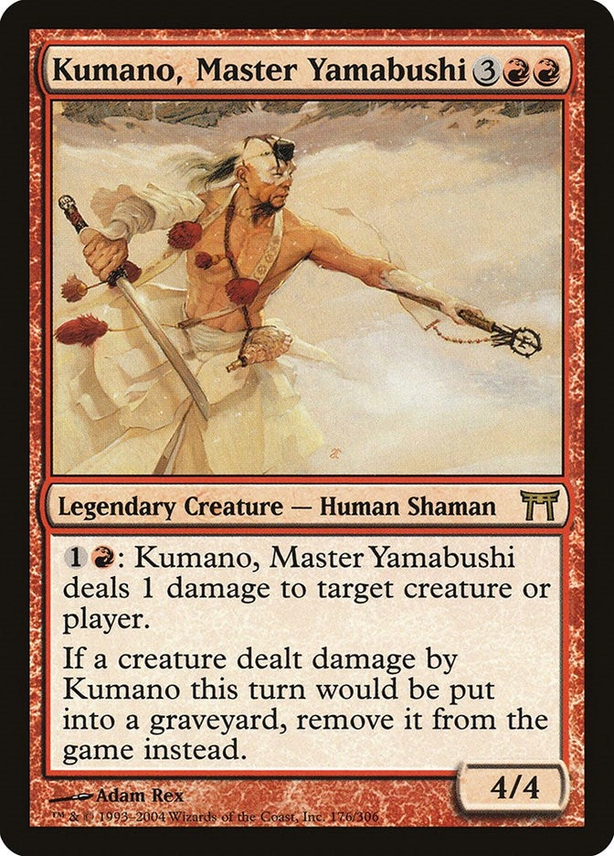 Image for Kumano, Master Yamabushi (176) (Champions of Kamigawa) - Magic: The Gathering