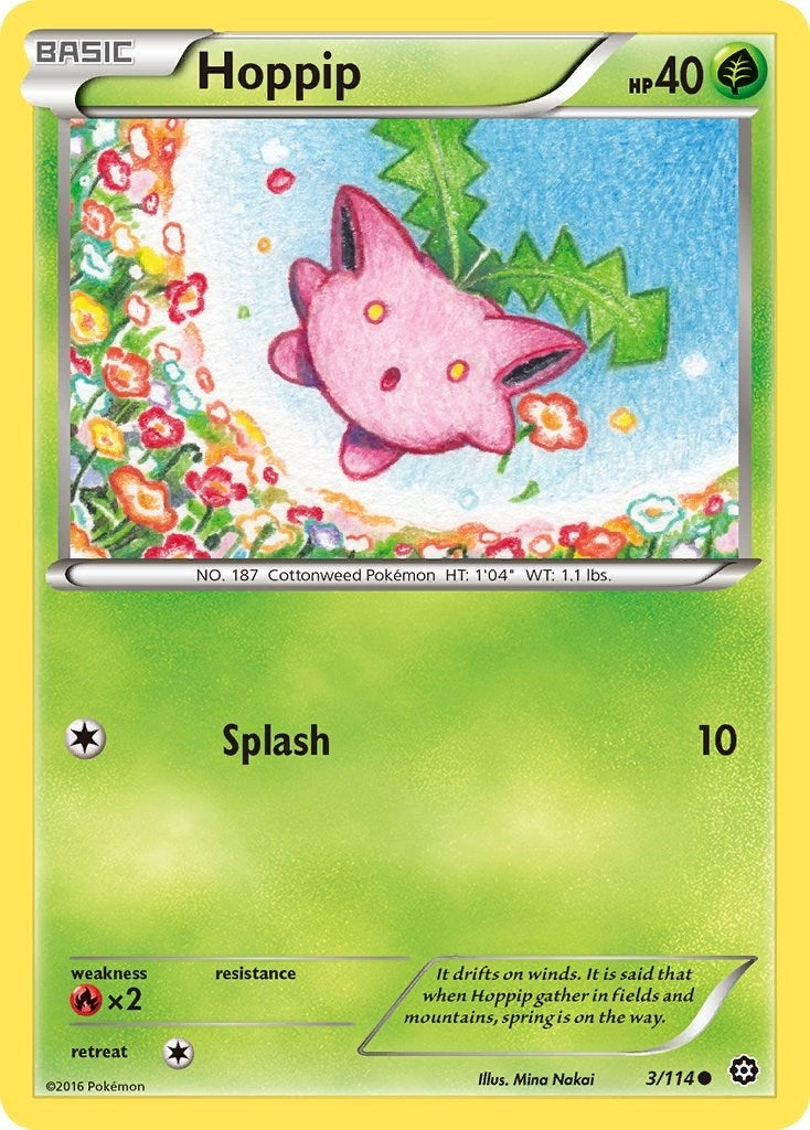 Image for Hoppip (3/114) (XY - Steam Siege) - Pokemon