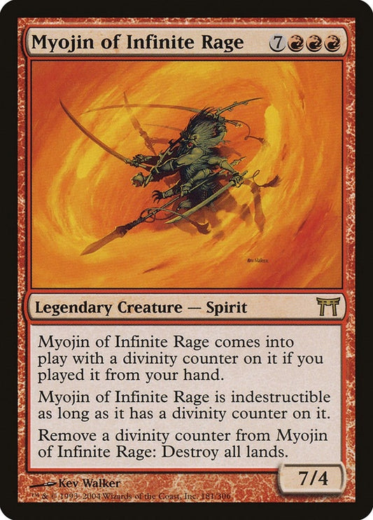 Image for Myojin of Infinite Rage (181) (Champions of Kamigawa) - Magic: The Gathering