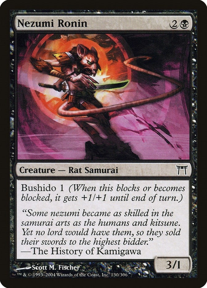 Image for Nezumi Ronin (130) (Champions of Kamigawa) - Magic: The Gathering